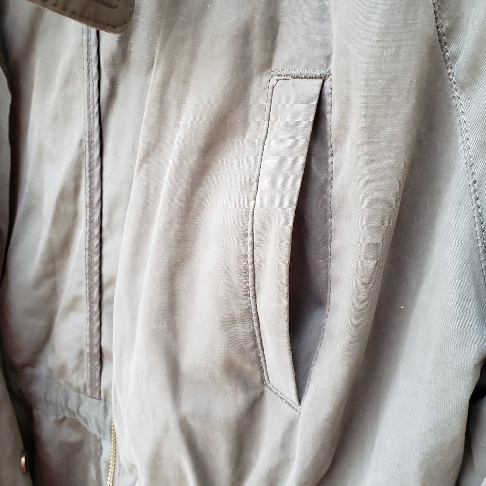 A New Day Army Green Drawstring Utility Jacket - S - image 4